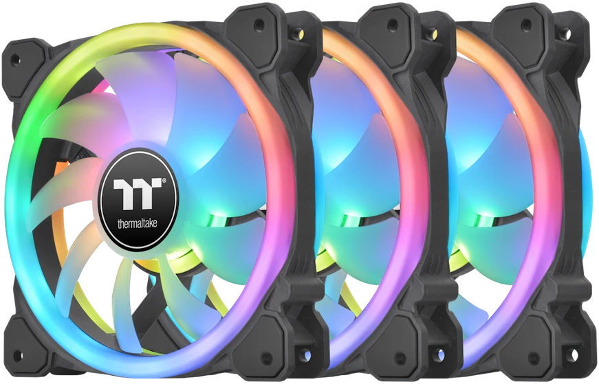 Thermaltake SWAFAN 12 RGB juodas