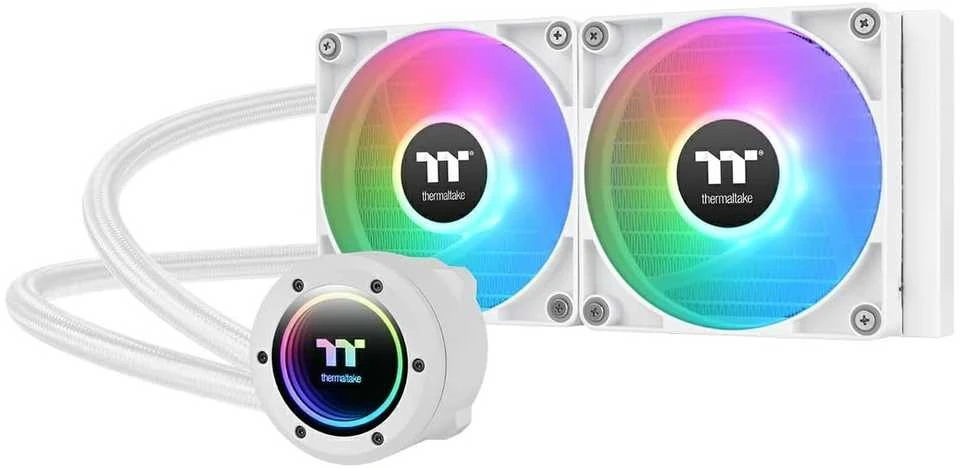 Thermaltake TH240 V2 ARGB Sync CPU Liquid Cooler Snow Edition
