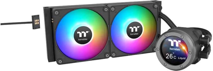 Thermaltake TH280 V2 Ultra EX su LCD ekranu ir RGB