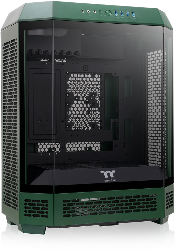 Thermaltake The Tower 600 TG Racing Žalias