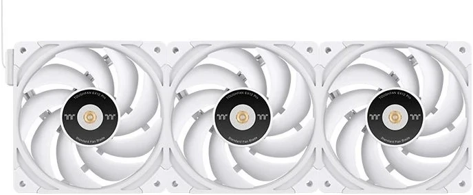 Thermaltake TOUGHFAN EX12 Pro kompiuterio korpuso ventiliatorius 12 cm Baltas 3 vnt.