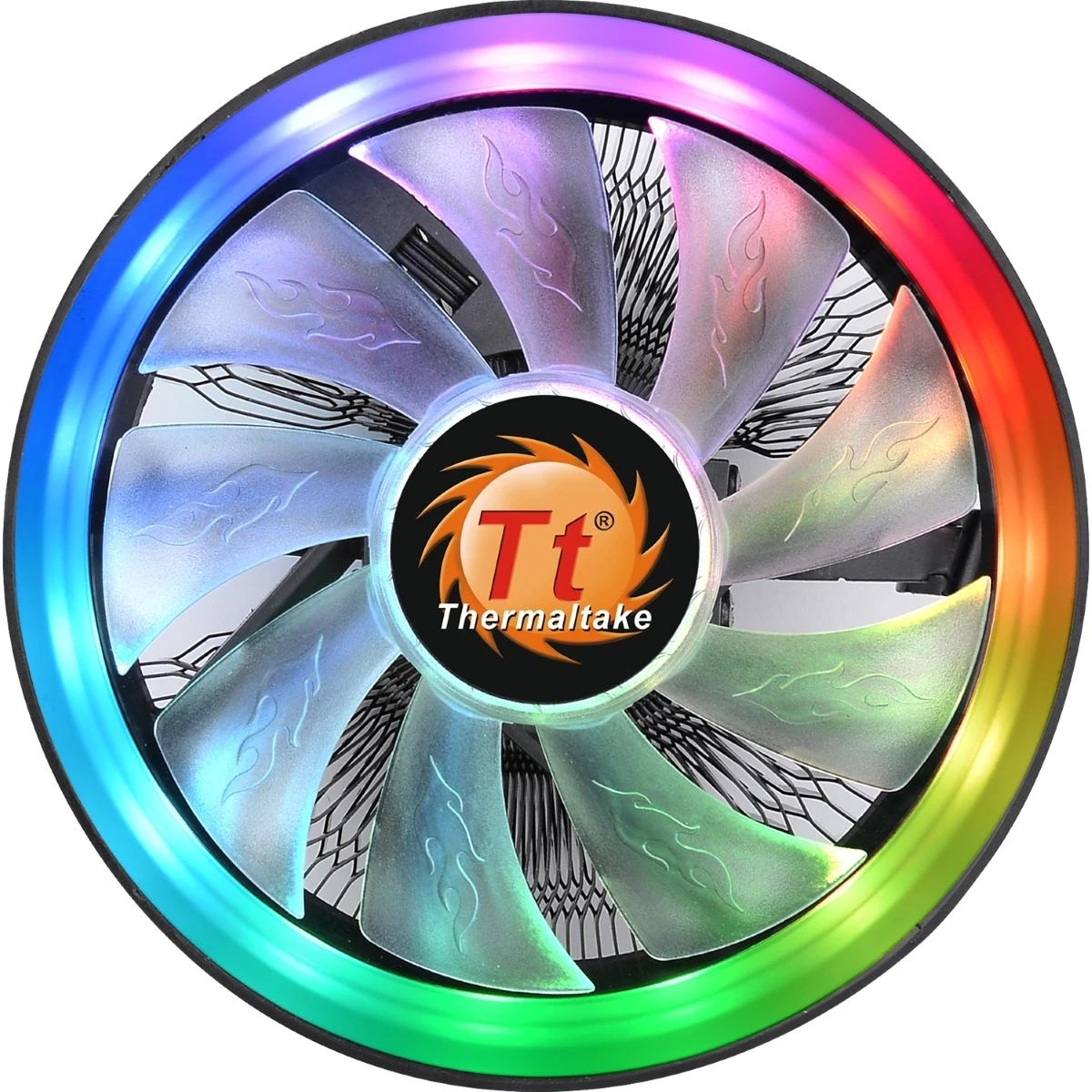 Thermaltake UX100 ventiliatorius su RGB apšvietimu