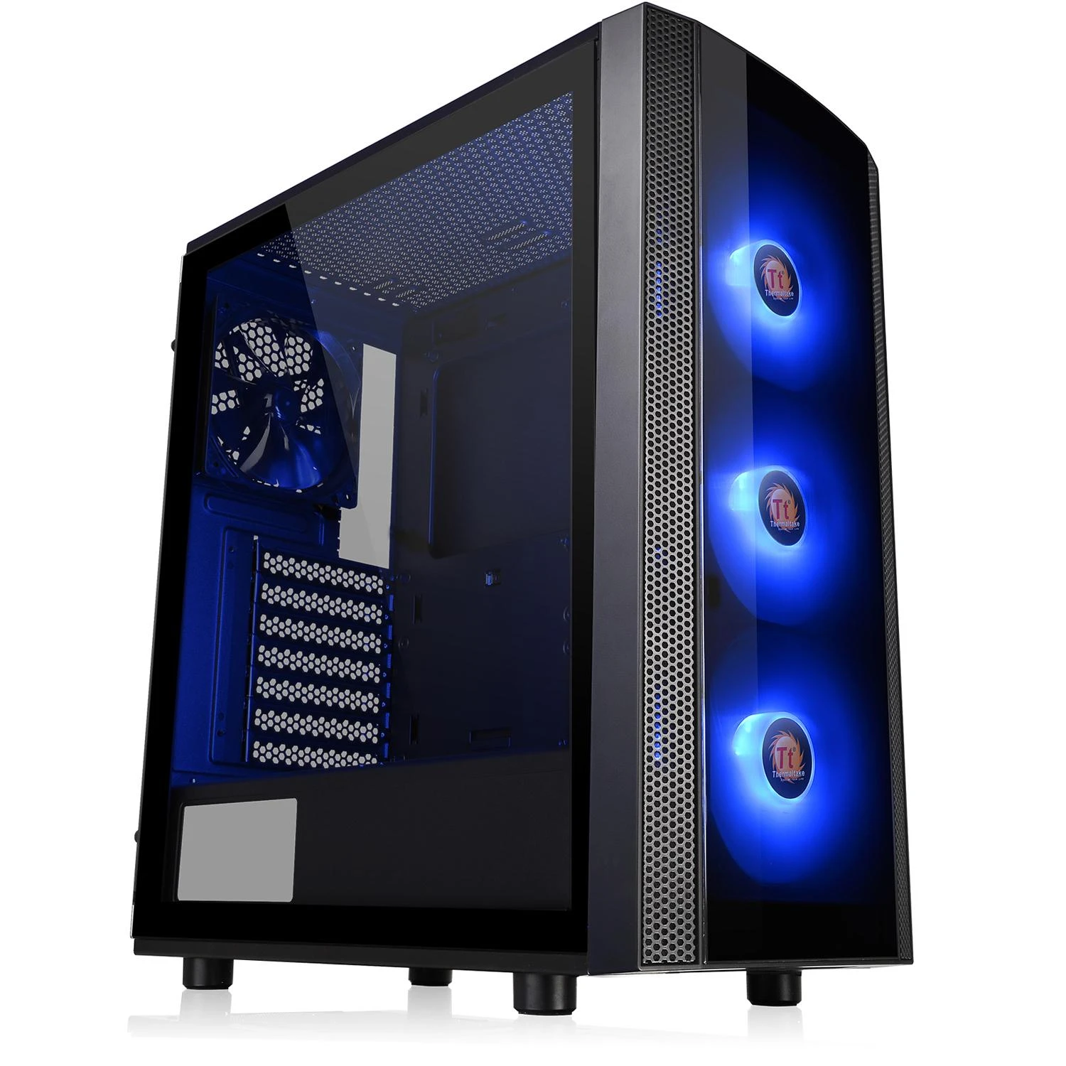 Housing Thermaltake Versa J25 RGB CA-1L8-00M1WN-01 (ATX, Micro ATX, Mini ITX, juodos spalvos)