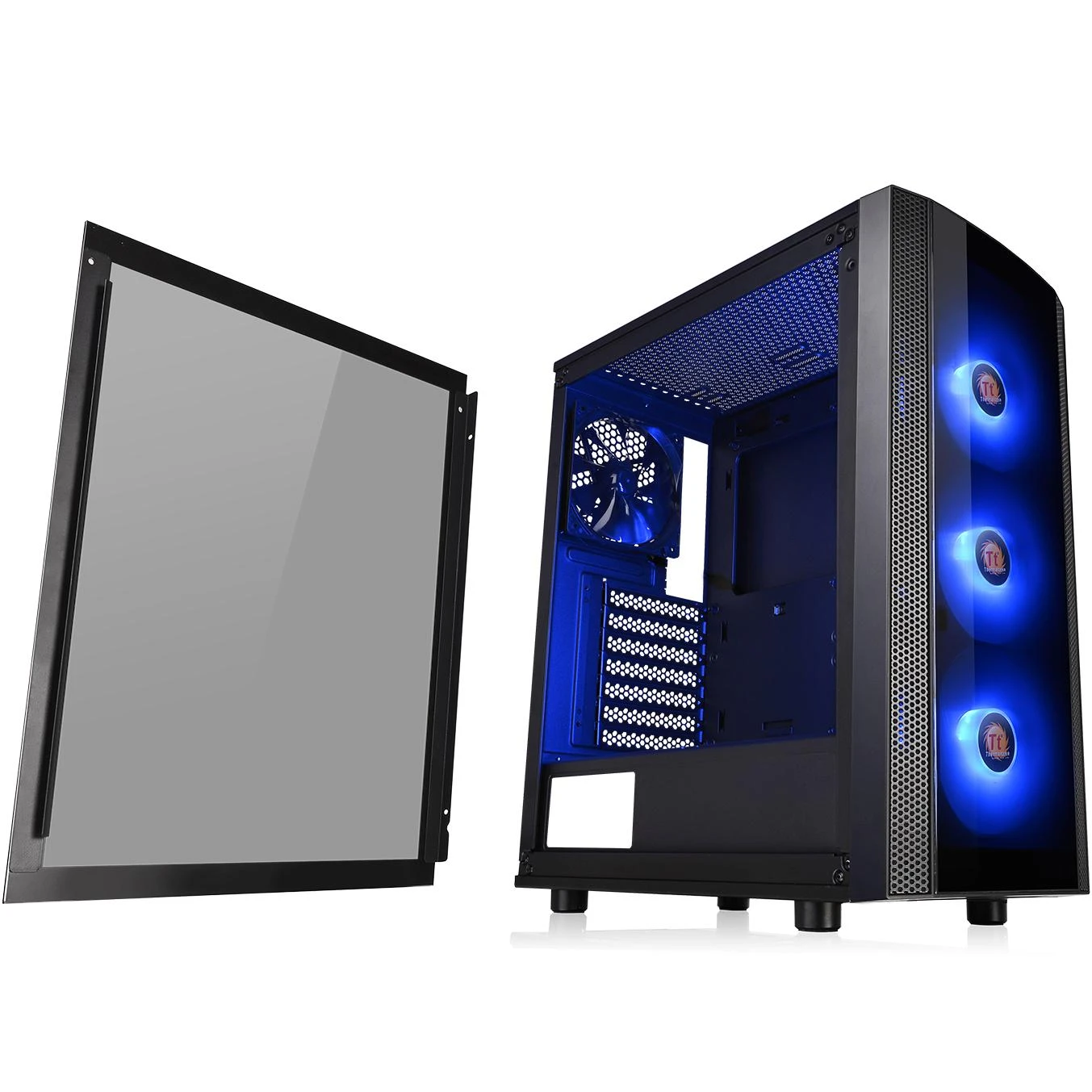Housing Thermaltake Versa J25 RGB CA-1L8-00M1WN-01 (ATX, Micro ATX, Mini ITX, juodos spalvos)