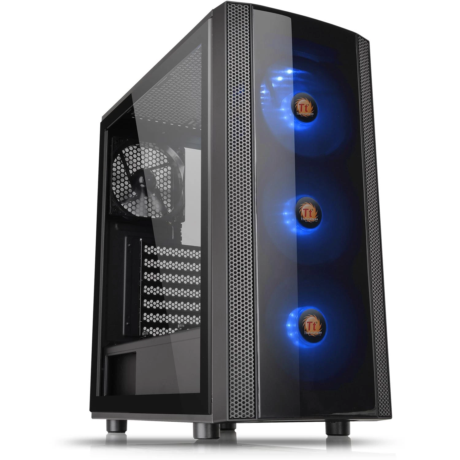 Housing Thermaltake Versa J25 RGB CA-1L8-00M1WN-01 (ATX, Micro ATX, Mini ITX, juodos spalvos)