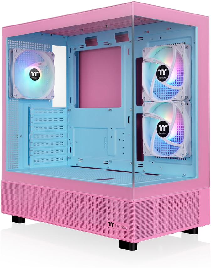 Rožinė Midi Thermaltake View 270 Plus TG ARGB Bubble Rožinė