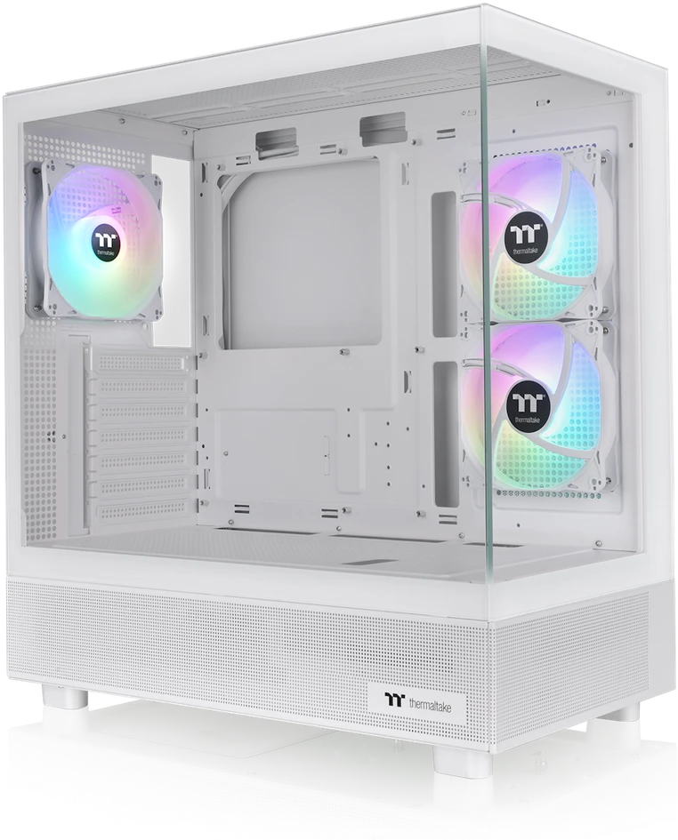 „Thermaltake View 270 Plus TG ARGB“, bokšto tipo korpusas – baltas, grūdintas stiklas x 2