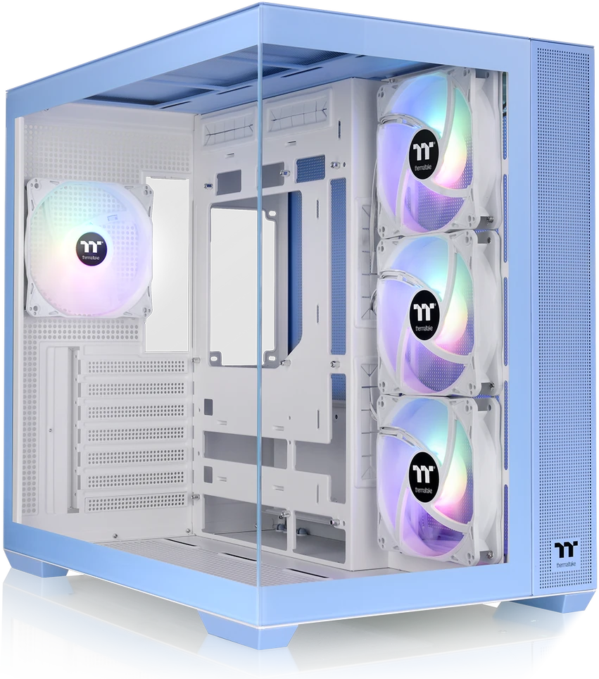 Midi Thermaltake View 380 TG ARGB Hydrangea Mėlyna