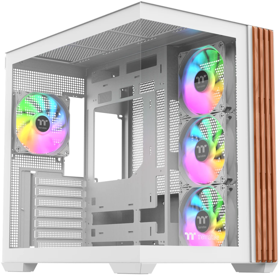 MIDI Thermaltake View 380 WS ARGB Snow Baltas