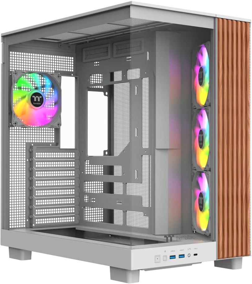 MIDI Thermaltake View 380 XL WS ARGB Snow Baltas