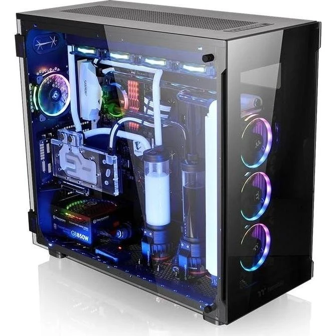 Korpusas Thermaltake View 91 RGB TG CA-1I9-00F1WN-00 (ATX, Extended ATX, Micro ATX, Mini ITX, XL-ATX, juodos spalvos)