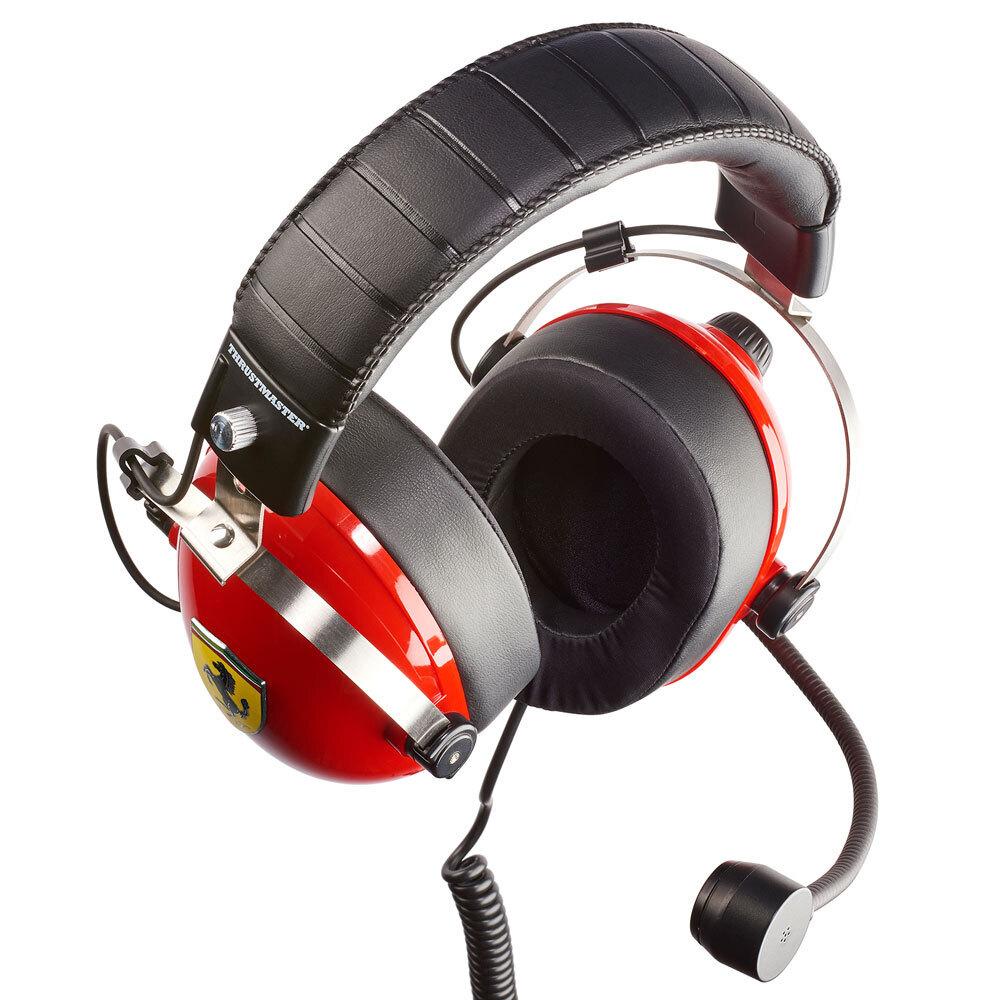 Thrustmaster | Ausinės Žaidimams | DTS T Racing Scuderia Ferrari Edition | su laidu | Over-Ear | Raudona/Juodas