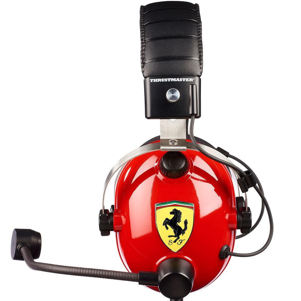 Thrustmaster | Ausinės Žaidimams | DTS T Racing Scuderia Ferrari Edition | su laidu | Over-Ear | Raudona/Juodas