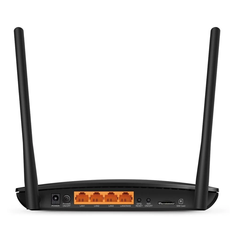 TP-Link Archer MR200 4G LTE WLAN Maršrutizatorius AC750 Dual-Band, LTE Cat4 bis zu 150 Mbit/s, 4x LAN