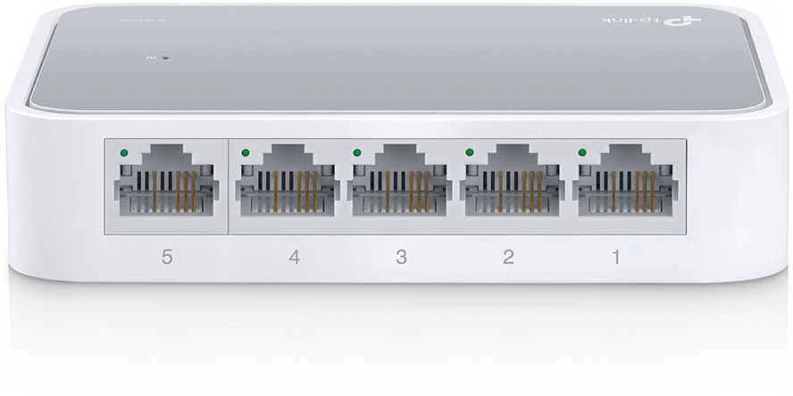 Šakotuvas TP-Link TL-SF1005D Netzwerk-Switch 5-Port, Unmanaged, 5x 100 Mbit/s RJ45