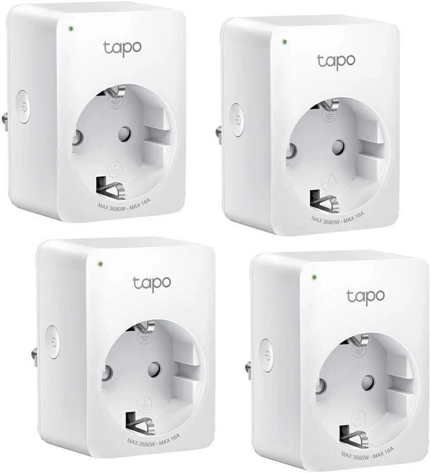 TP-Link Tapo Mini išmanusis „Wi-Fi“ lizdas, energijos stebėjimas, belaidis, „Wi-Fi“, 2,4–2,4835 GHz, 2400 MHz, 802.11a, 802.11b, 802.11g, „Wi-Fi 4“ (802.11n), 72 Mbit/s