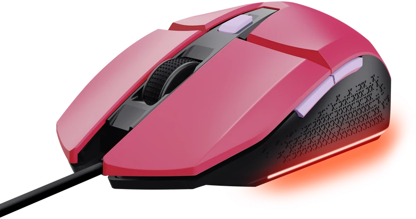 Pelė žaidimams Trust GXT 109 Felox usb 2.0, rožinė