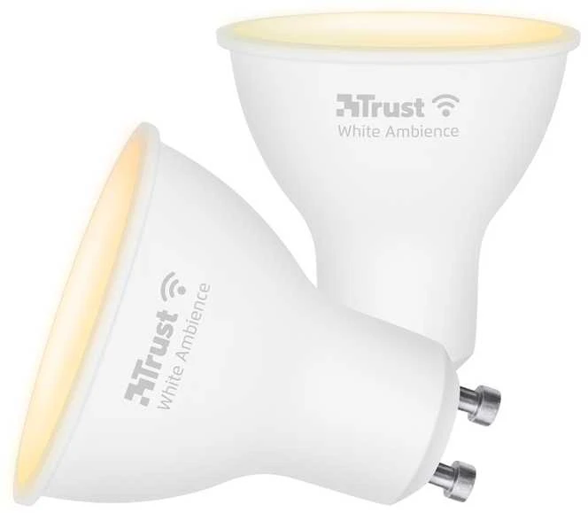 „Trust Computer Products Trust 71296“, išmanioji lemputė, „Wi-Fi“, „Baltas“, LED, GU10, taškinė lemputė