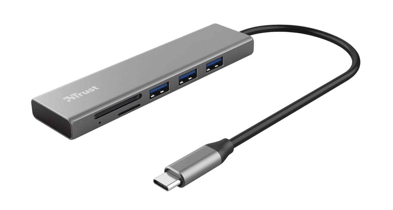 Trust Halyx USB 3.2 Gen 1 (3.1 Gen 1) Type-C 104 Mbit/s Aliuminio
