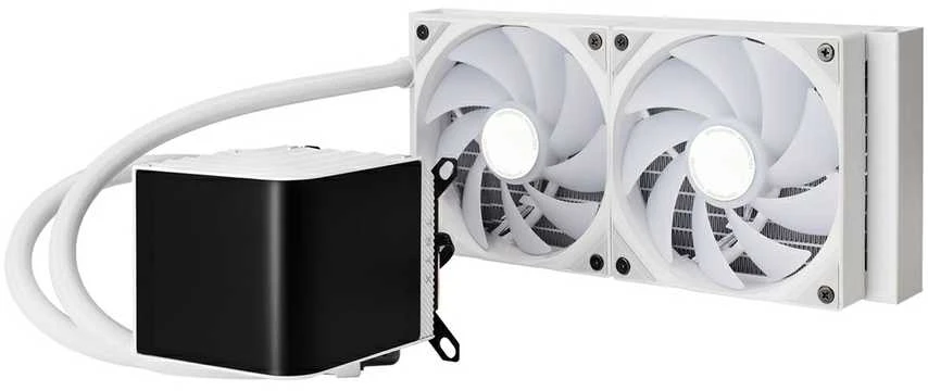 TRYX PANORAMA ARGB 240 All-in-One Liquid Cooling, 3D-AMOLED Ekranas – 240mm, baltos spalvos