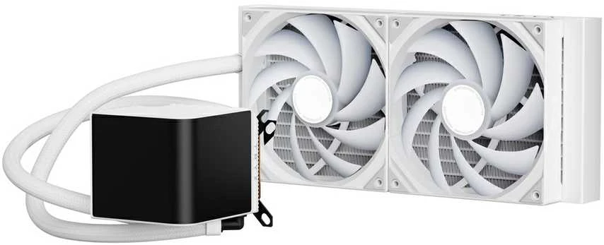 TRYX PANORAMA ARGB 280 All-in-One Liquid Cooling, 3D-AMOLED Ekranas – 280mm, baltos spalvos