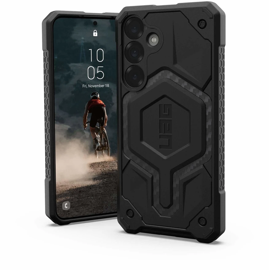Dėklas Urban Armor Gear „UAG Monarch Pro“, anglies pluošto – „Samsung Galaxy S25+“