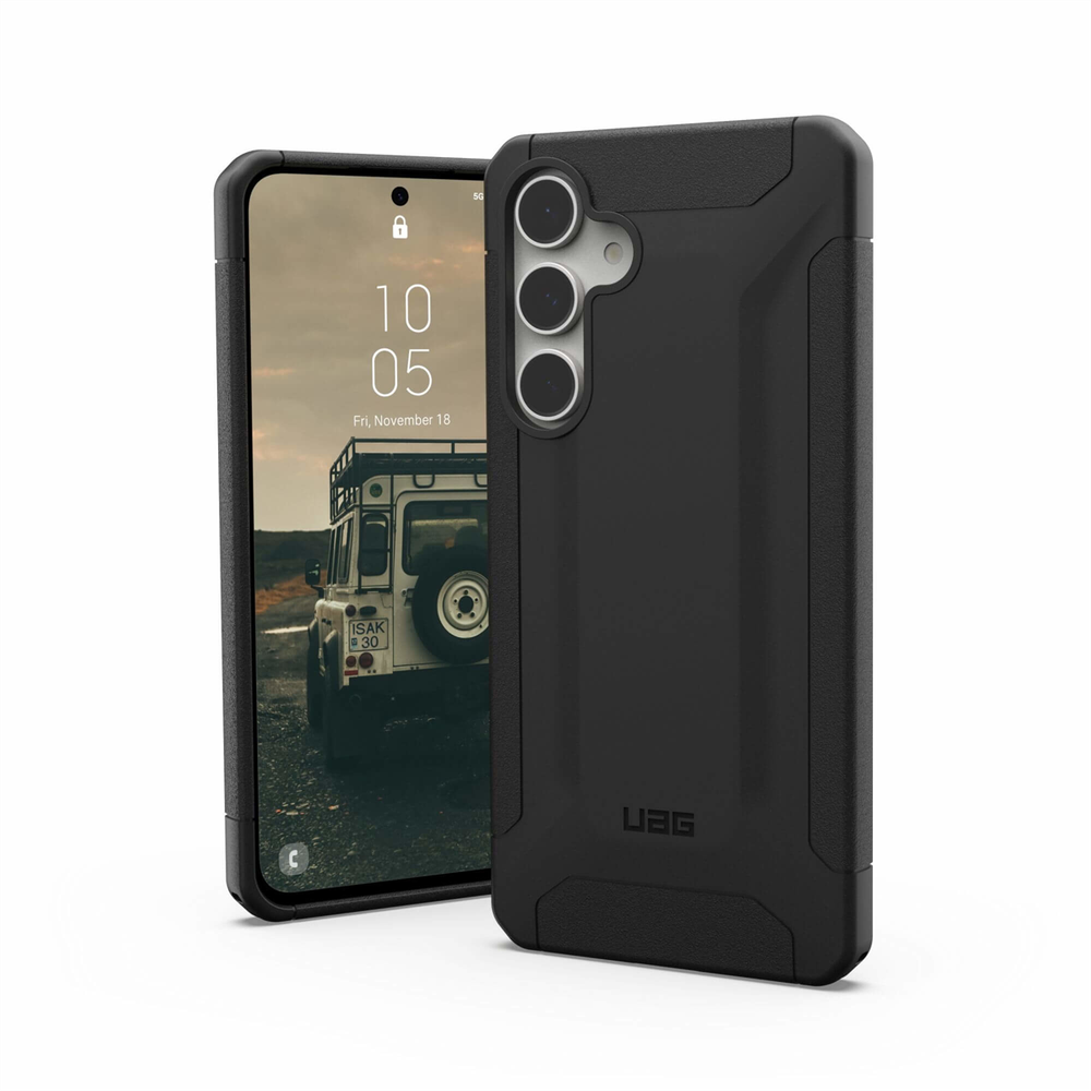 Dėklas Urban Armor Gear UAG Scout, juodas - Samsung Galaxy S24 FE