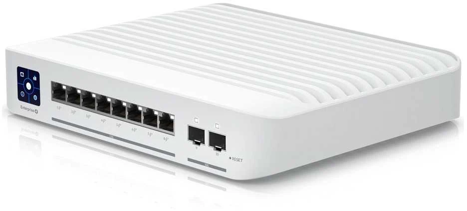 UBIQUITI USW-ENTERPRISE-8-POE UNIFI SWITCH 8x 2.5GB/S RJ45 POE+ 2x 10GB/S SFP+ TOUHSEKRANAS IŠ VISO 120W