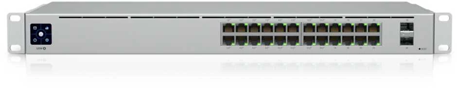 Maršrutizatorius UBIQUITI 24 prievadų gigabito UniFi komutatorius, 16 PoE+, 2 SFP prievadai