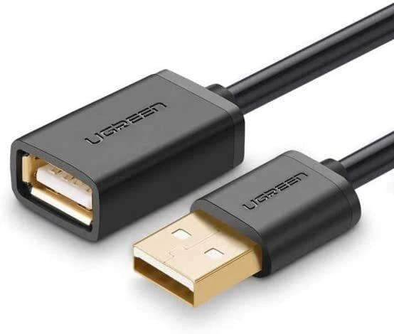 iLike UGREEN US103 USB 2.0 prailginimo kabelis 2m - Juodas