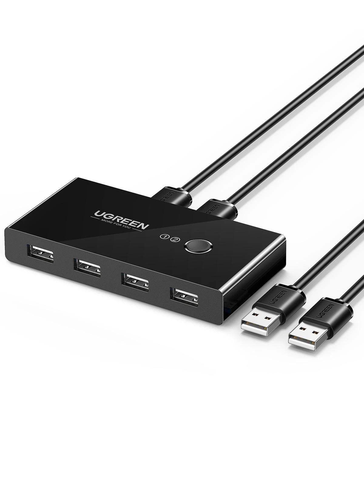 USB jungiklis KVM USB 2x4 UGREEN USB 2.0