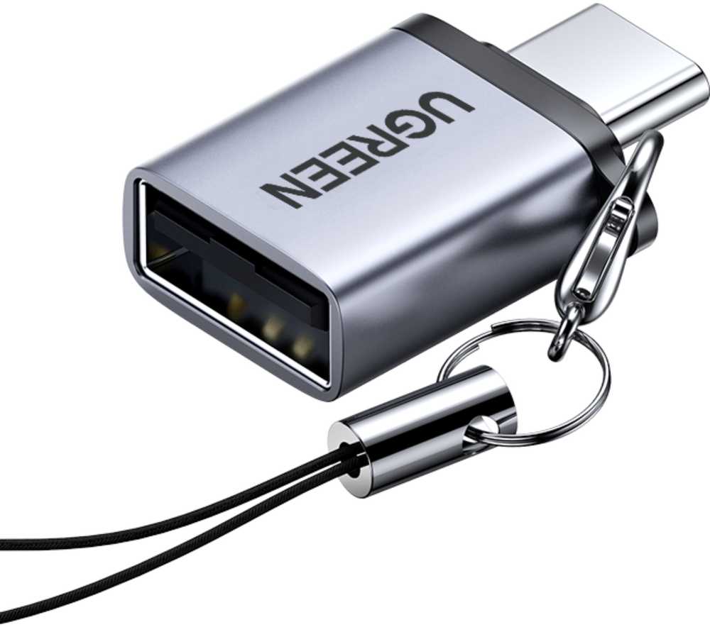 USB į USB-C 3.1 adapteris UGREEN US270 (pilkas)
