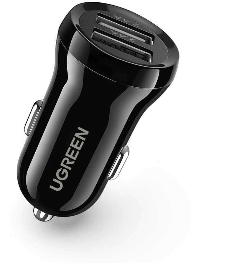 UGREEN automobilinis įkroviklis ED018 2x USB 24W