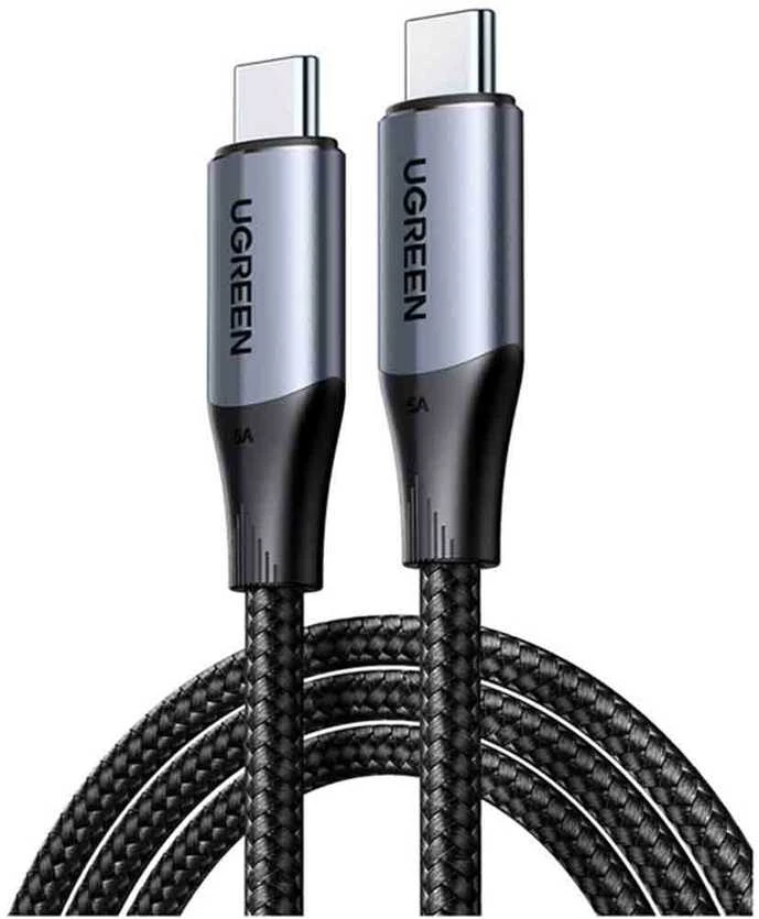Kabelis UGREEN US355 USB-C į USB-C 3.1 Gen.2, PD, 5A, 100W, 4K, 10Gbps, 1m