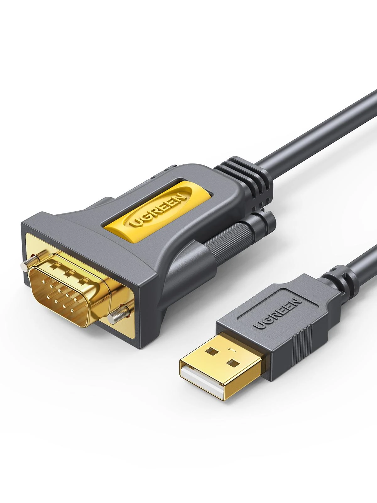 UGREEN USB į RS232 nuoseklusis kabelis USB serijinis DB9