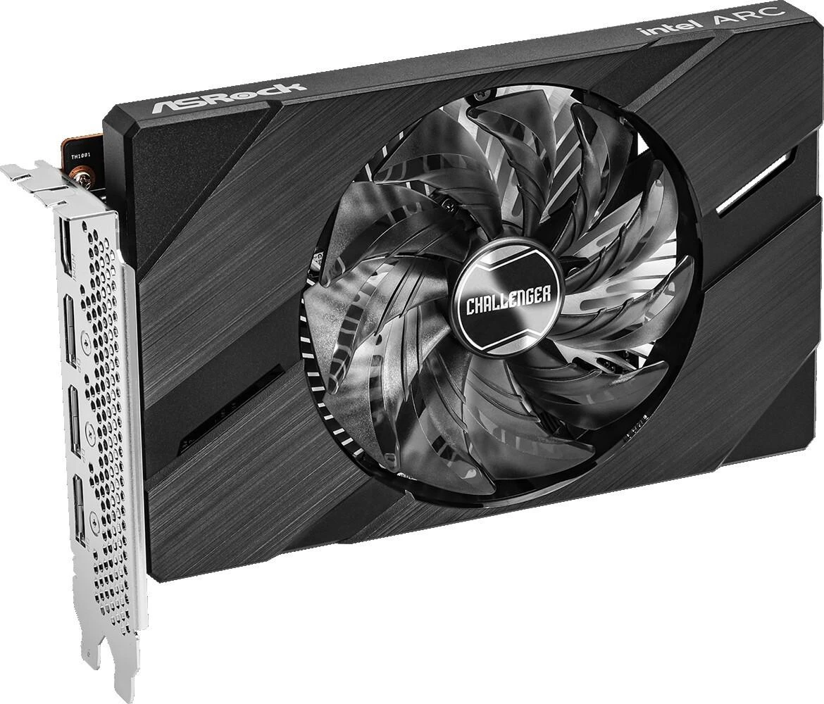 Vaizdo plokštė ASRock Intel Arc A380 Challenger ITX 6GB OC GDDR6 (A380CLI6GO)