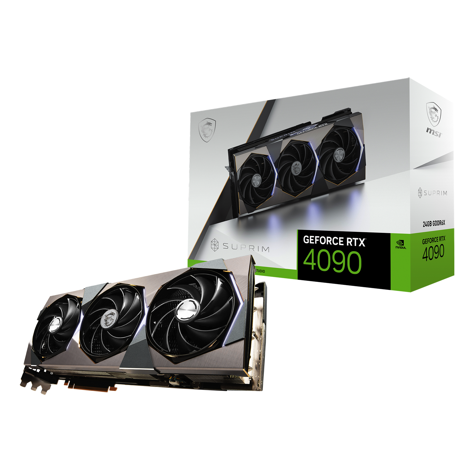 Vaizdo plokštė MSI GeForce RTX 4090 SUPRIM X 24GB GDDR6X, modelis 