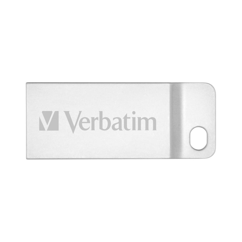 Verbatim Pendrive 64GB USB-A 2.0 Metal Executive sidabro spalvos 98750