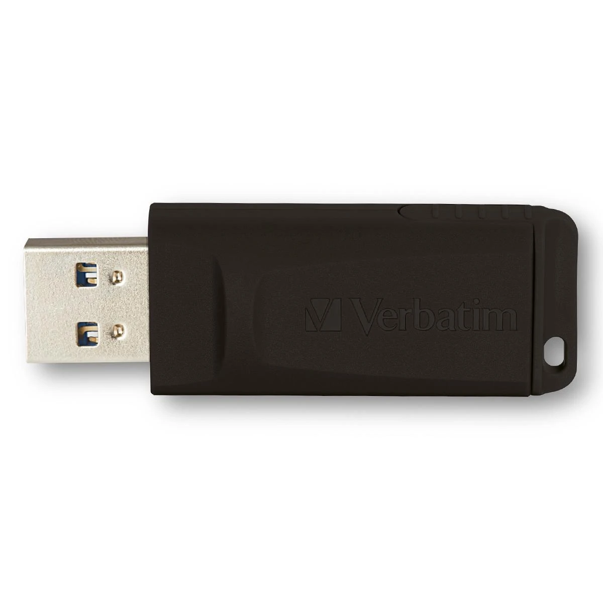 USB laikmena "verbatim" usb atmintinė, usb 2.0, 64 gb, slankiklis, juoda, 98698, usb a, su teleskopine jungtimi