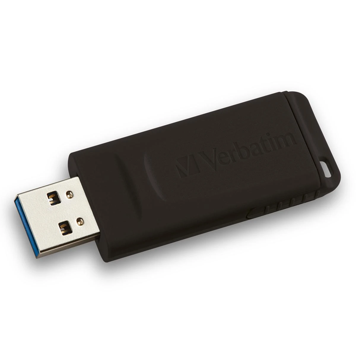 USB laikmena "verbatim" usb atmintinė, usb 2.0, 64 gb, slankiklis, juoda, 98698, usb a, su teleskopine jungtimi