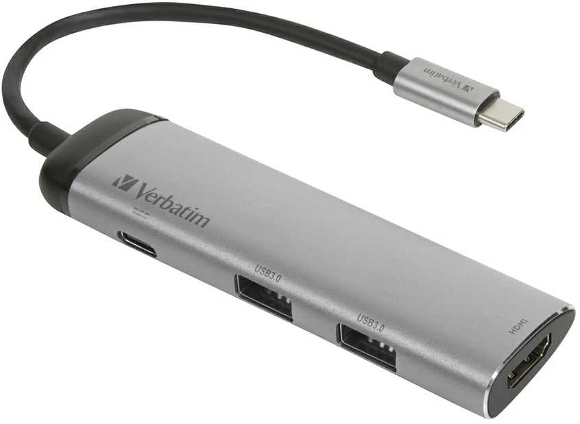 Verbatim 49140 sąsajos šakotuvas USB 3.2 Gen 1 (3.1 Gen 1) Type-C