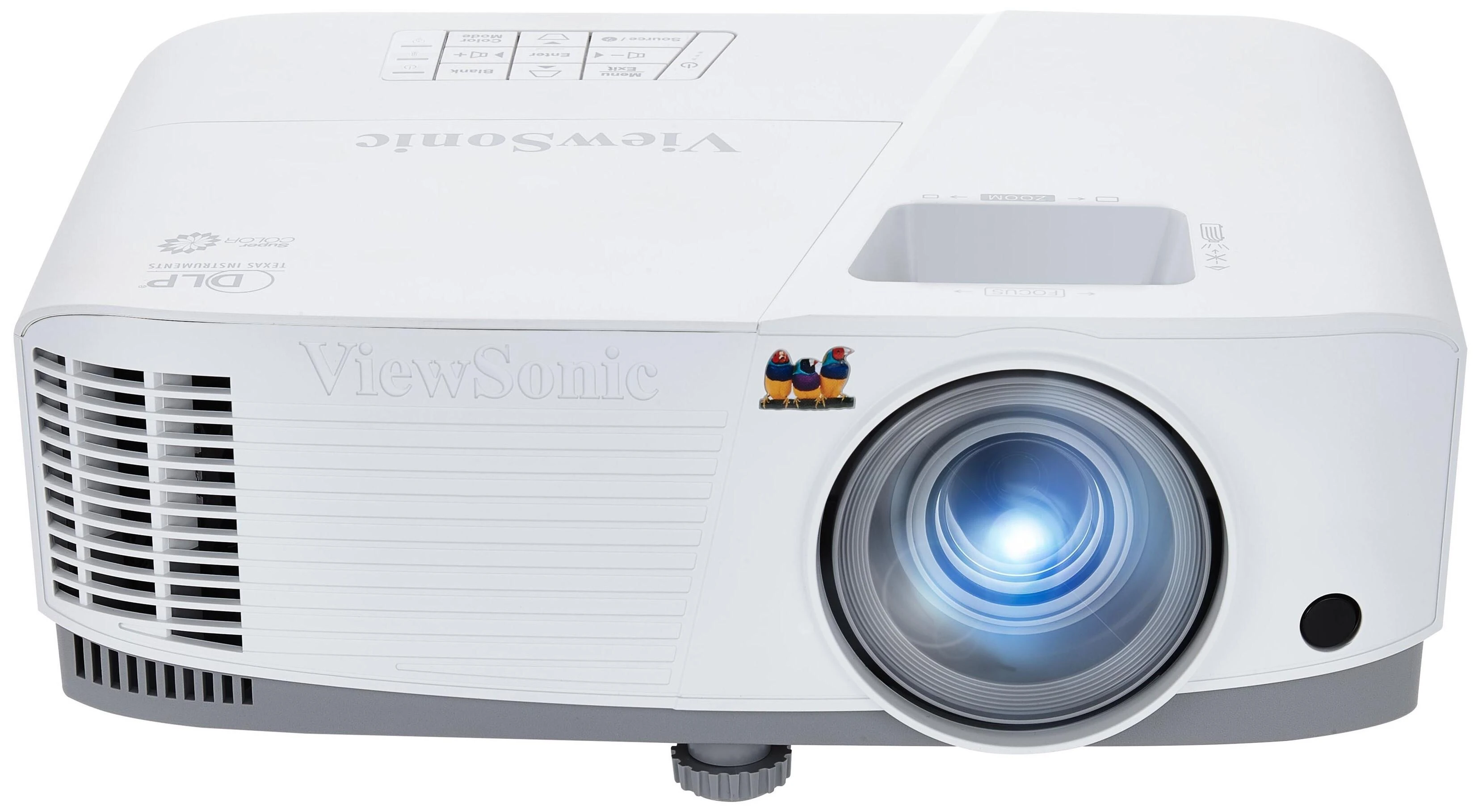 Projektorius ViewSonic PA503W (DLP, WXGA, 3600 ANSI, VGA x2, HDMI)