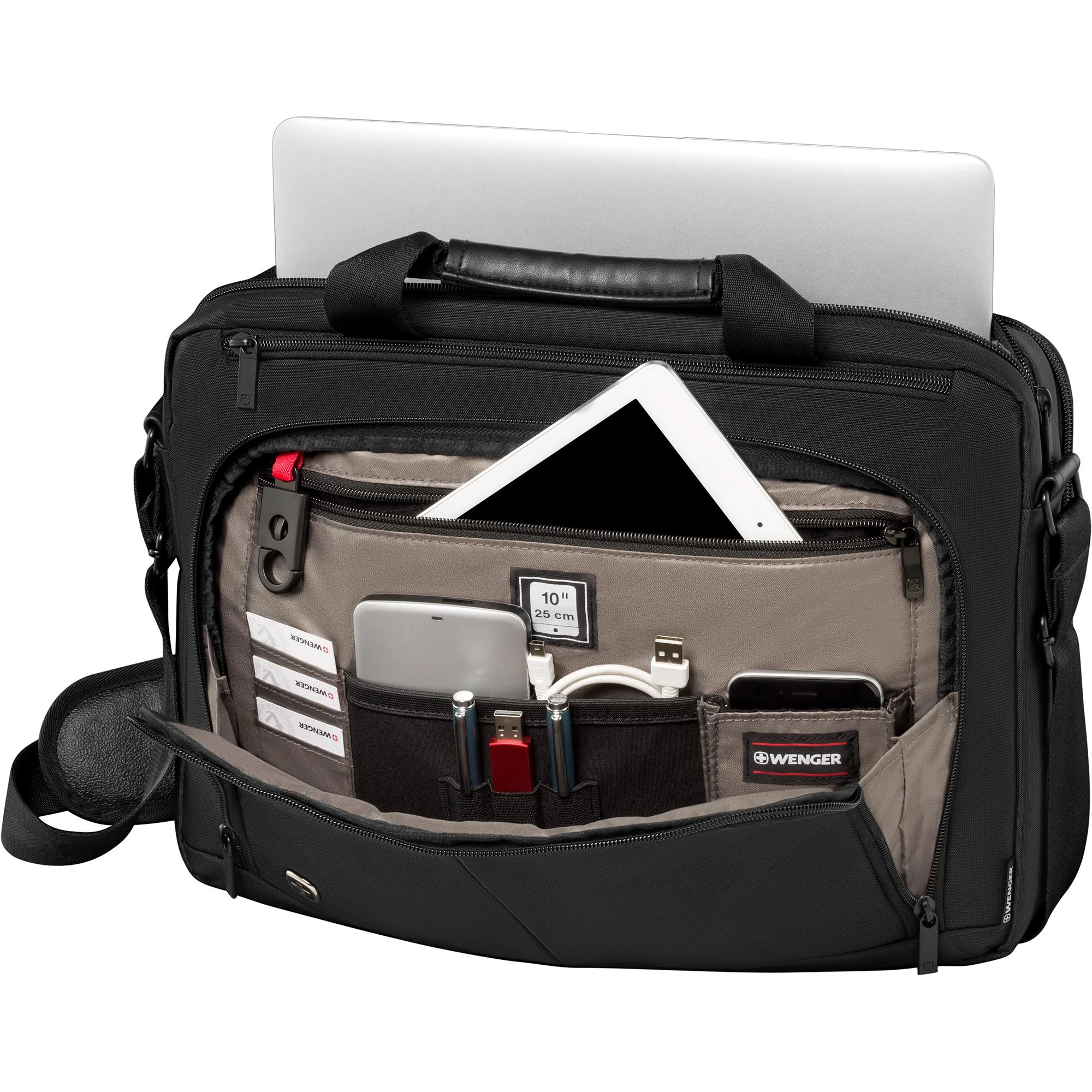 Bag for laptop WENGER source 601066 (16", juodos spalvos)