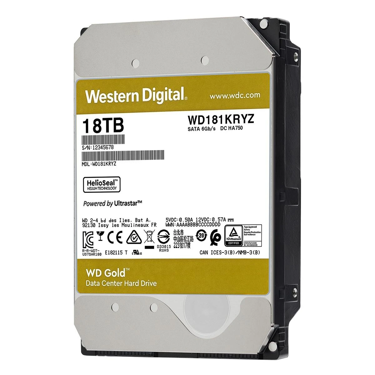 Western Digital Gold 3.5" 18TB