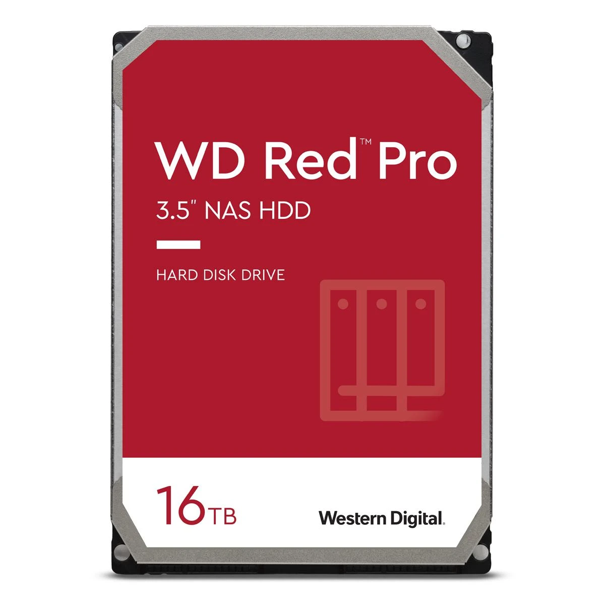 Western Digital Sandisk WD Raudona Pro 16TB 6Gb/s SATA 512MB Cache Internal 3.5inch HDD bulk