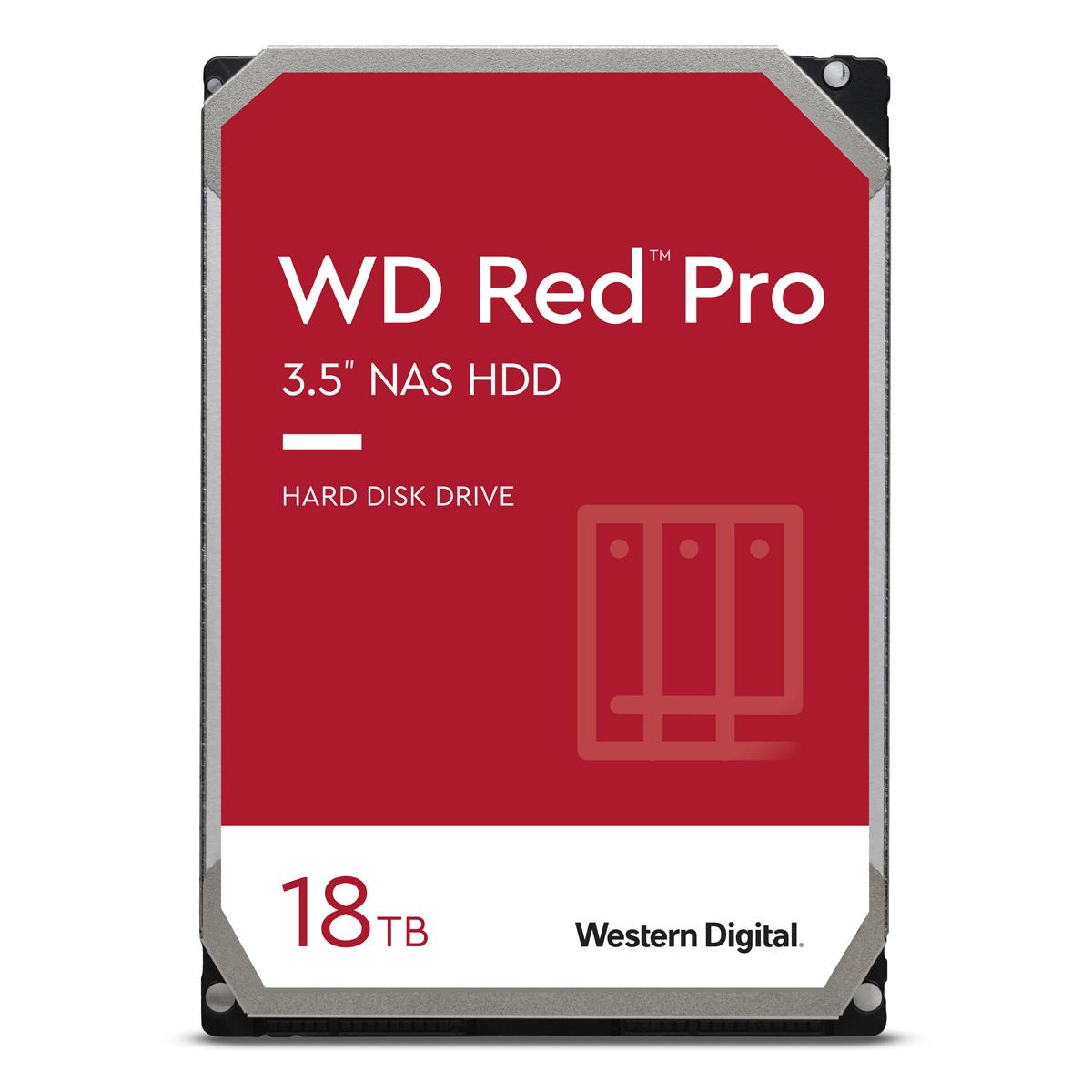 Sandisk WD Raudona Pro 18TB 6Gb/s SATA 512MB Cache Internal 3.5inch HDD bulk