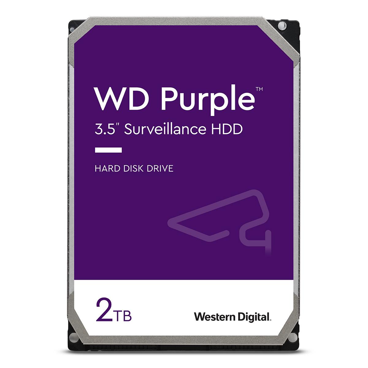 Western Digital Violetinė WD20PURZ 5400 RPM, 2000 GB