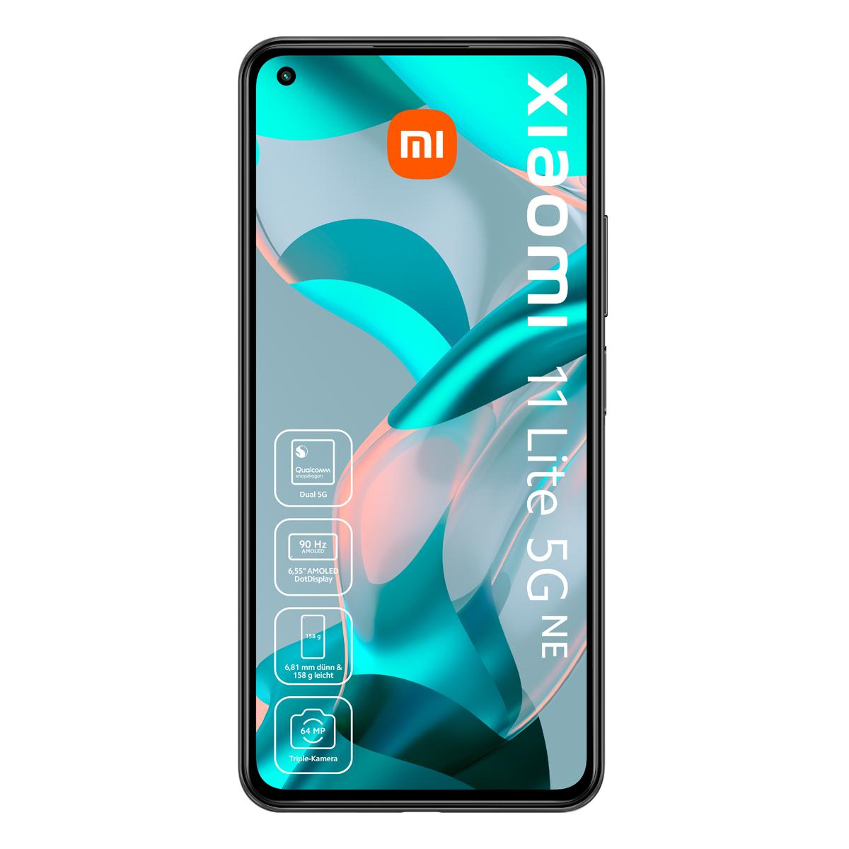 Xiaomi 11 Lite 5G NE 128GB+8GB, Juodas (Truffle Black)