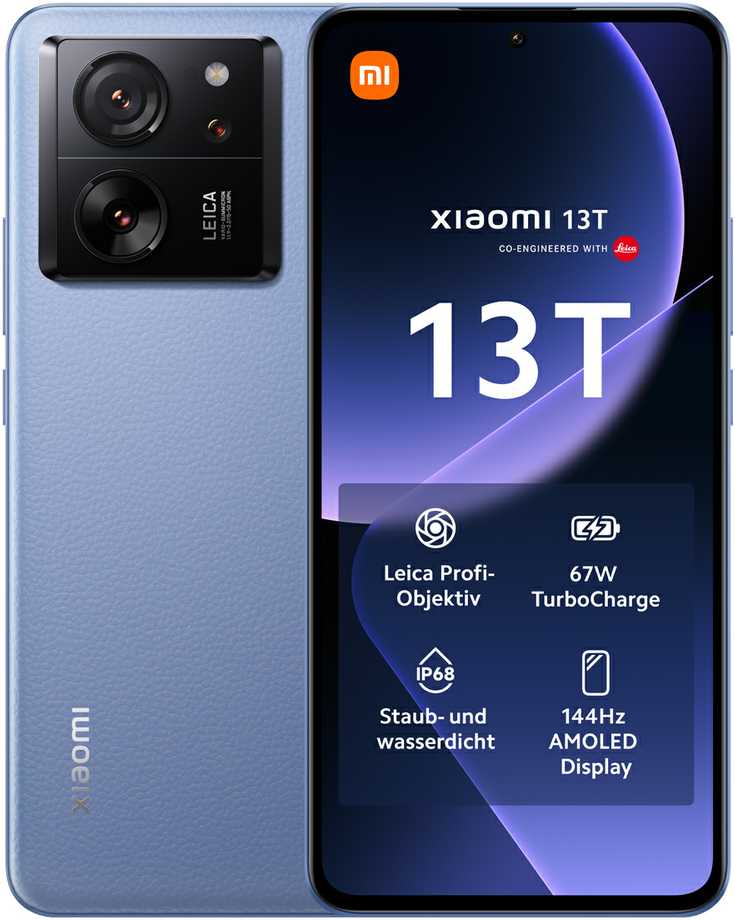 Išmanusis telefonas Xiaomi 13T (Alpių mėlynas) 256GB/8GB RAM