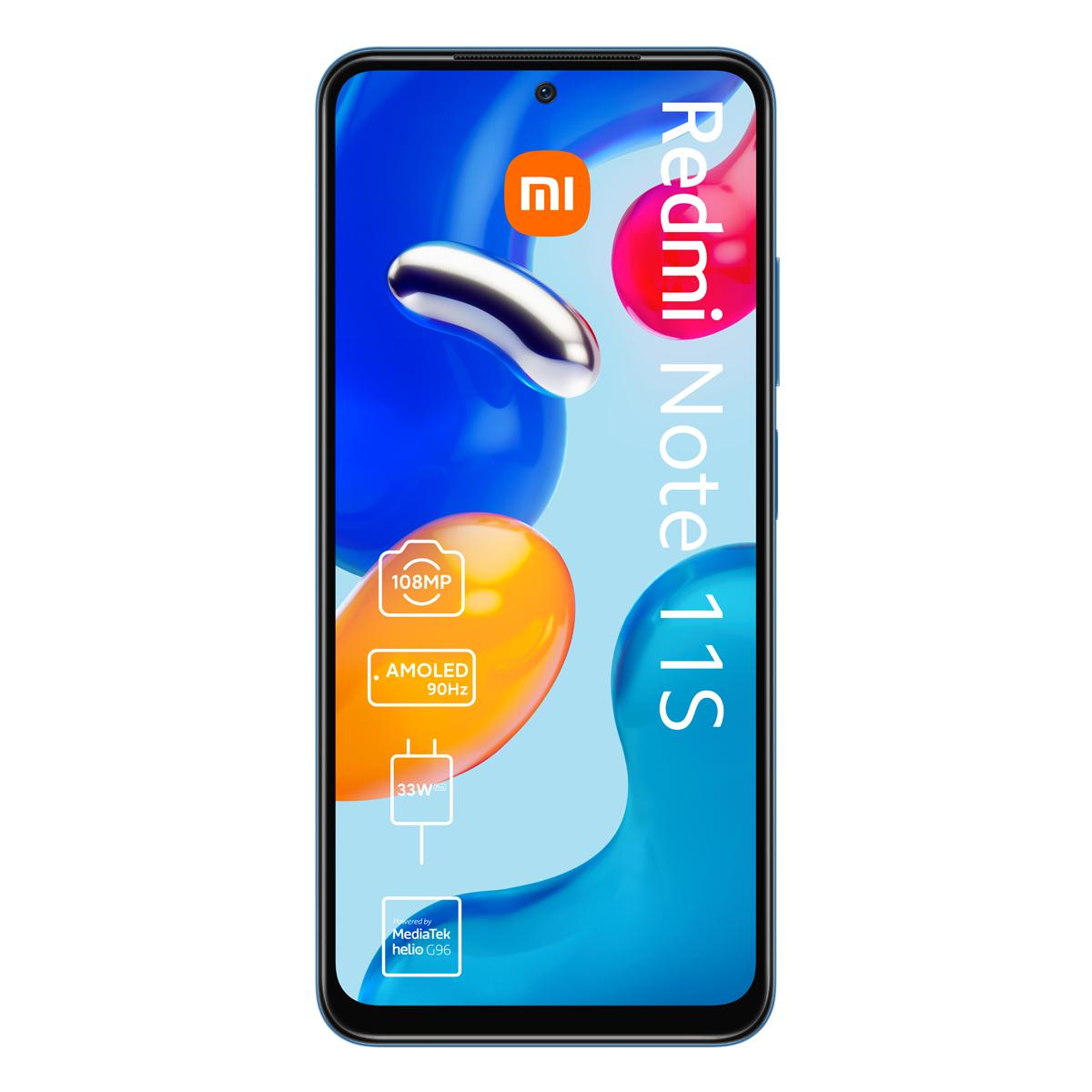Išmanusis telefonas Xiaomi Redmi Note 11S, 6+128GB, saulėlydžio mėlynos spalvos